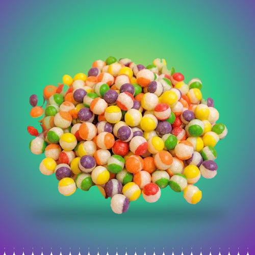 Halal Regenbogen-Pop – Gefriergetrocknete Frucht-Dragees
